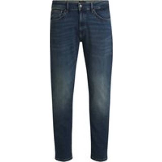 BOSS Maine Regular Fit Mid Wash Jeans Blue