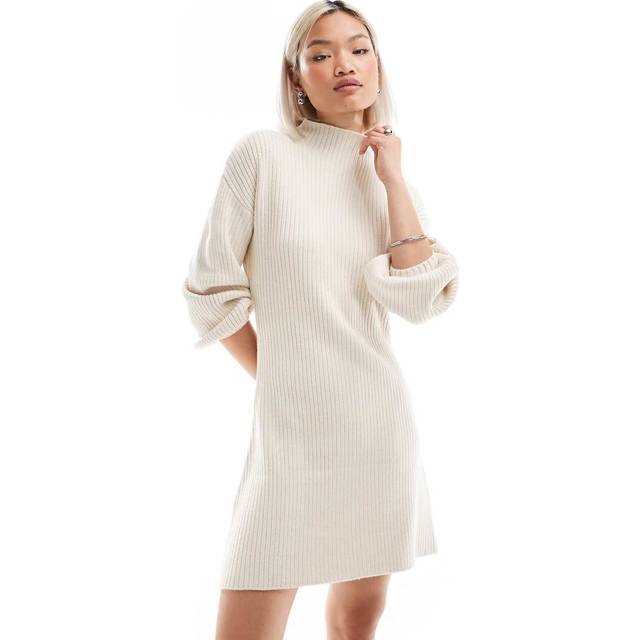 FRENCH CONNECTION Myla Babysoft Soft Short Dress |Kräm |XL