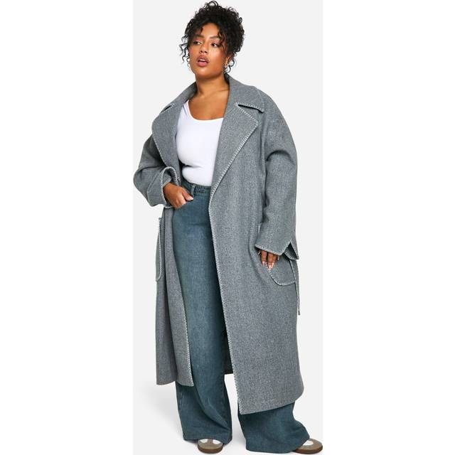 Canada Goose Shelburne Parka AlluraLuxe Wool (Women, Baltic Grey Melange, XL) (XL)