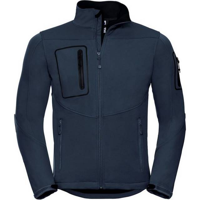 (XXL, French Navy) Russell Mens Sports Soft Shell Jacket