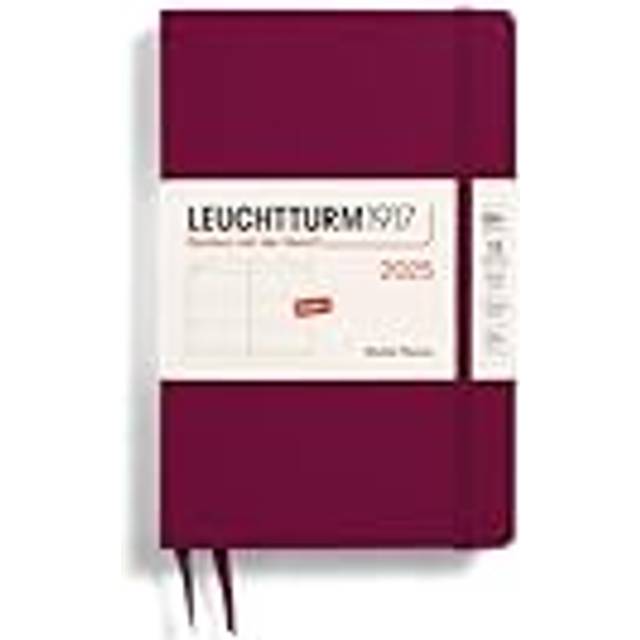 LEUCHTTURM1917 - Weekly Planner 2025  Hardcover  Paperback (B6+)  Port Red (Jan 1 - Dec 31  2025)