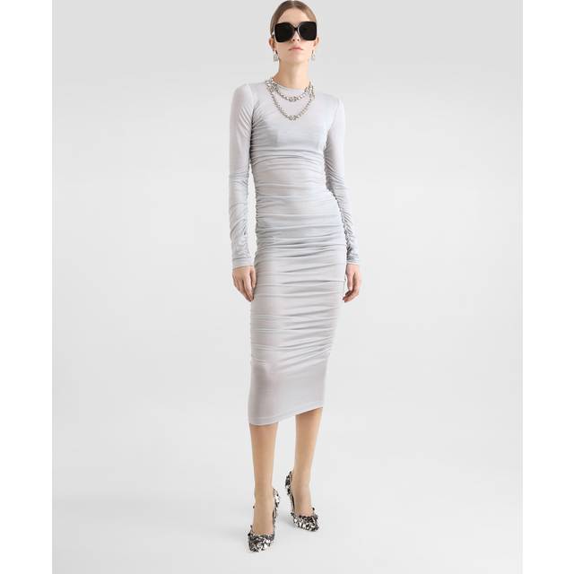 Dolce&Gabbana Wool midi dress - grey (UK 18)