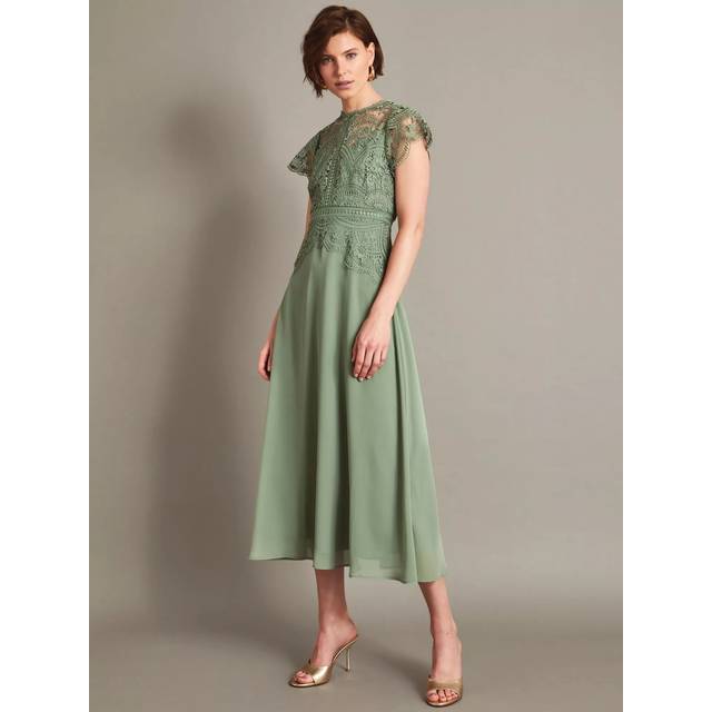 Monsoon Monica Lace Midi Dress