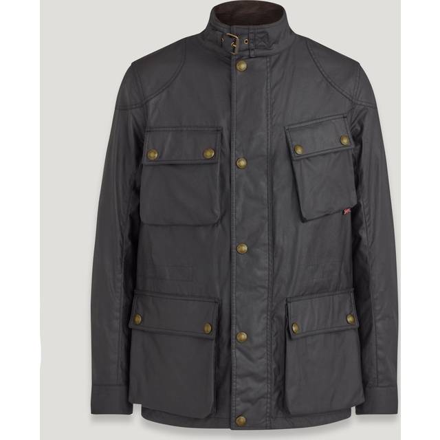 Belstaff Fieldmaster Jacket (big & Tall) Men's Waxed Cotton Black Size UK 50