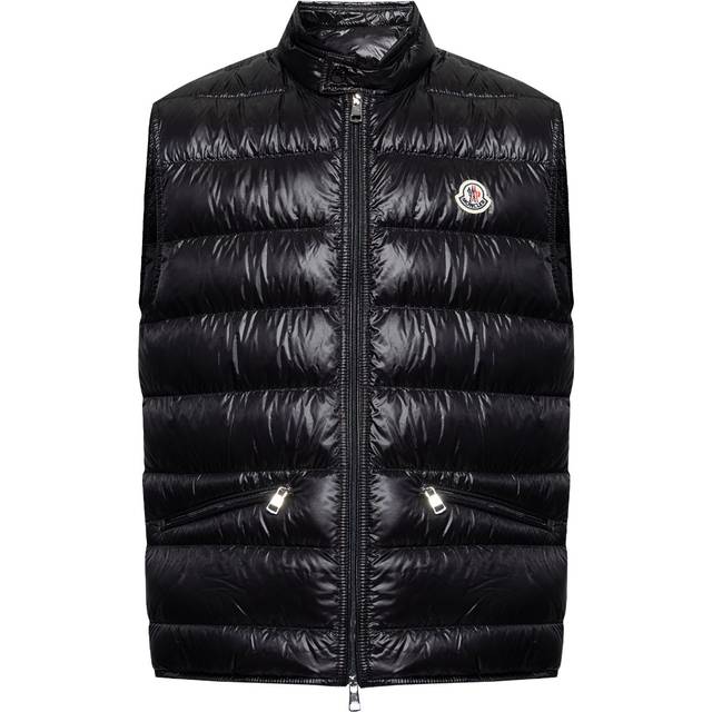 Moncler - Gui gilet - men - Polyamide/Down/Polyamide/Feather - 1 - Black