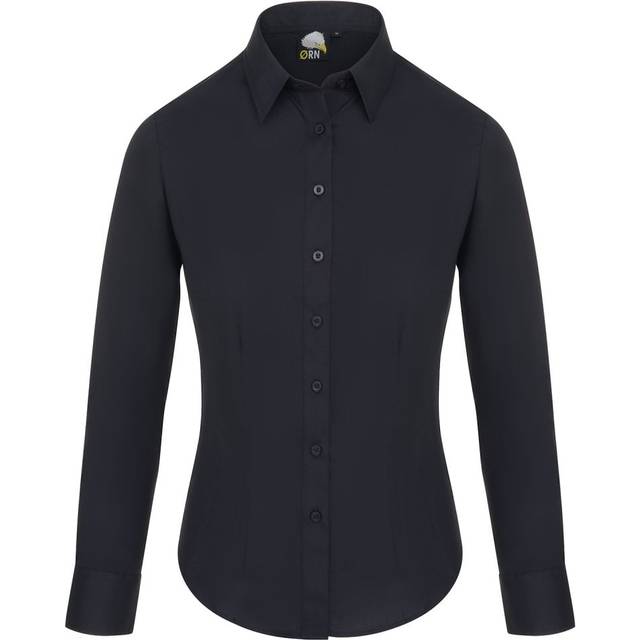 ORN Essential Long Sleeve Blouse 5460 Black 6 Colour: Black, Size: 6