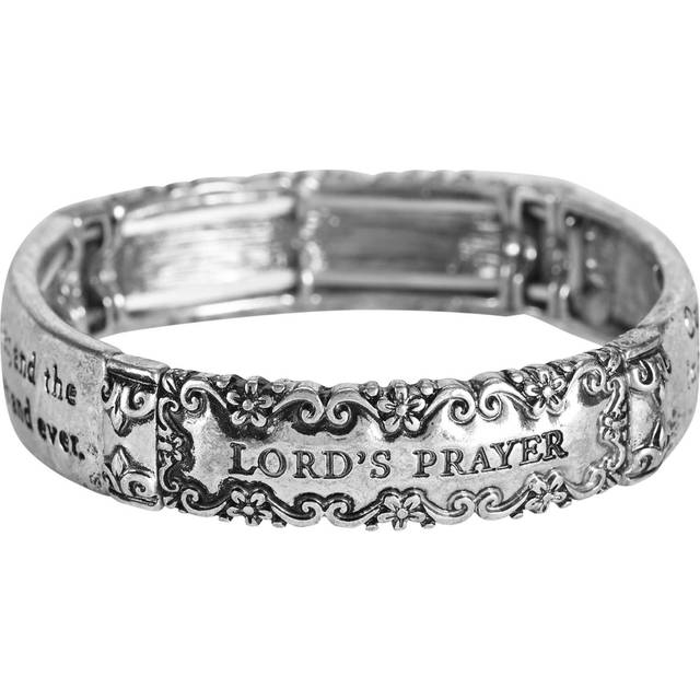 Dicksons 35-8284T Stretch Bracelet Lords Prayer Tile