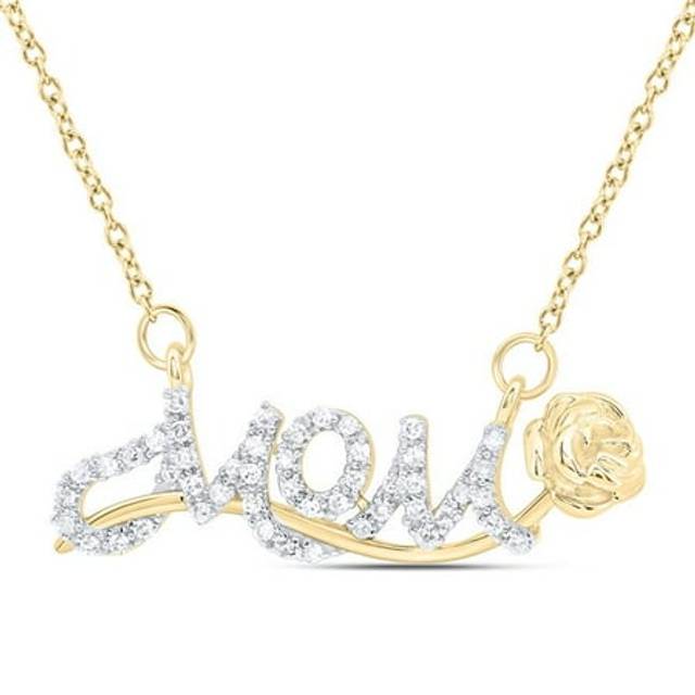GND 178972 18 in. 0.12 CTW Diamond NK Gift Mom Necklace