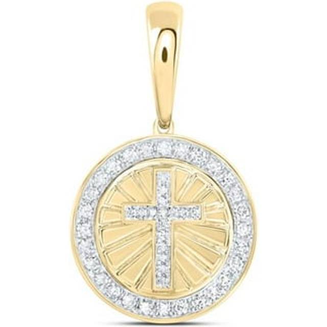 GND 182041 0.5 CTW Diamond NK Cross Mens Charm
