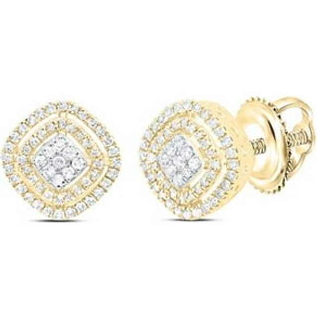 GND 180055 0.5 CTW Diamond NK Cushion Mens Earring