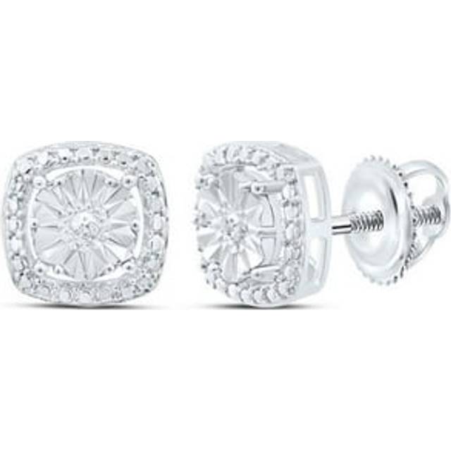 GND 184772 0.1 CTW Diamond P1 Gift Cushion Earring