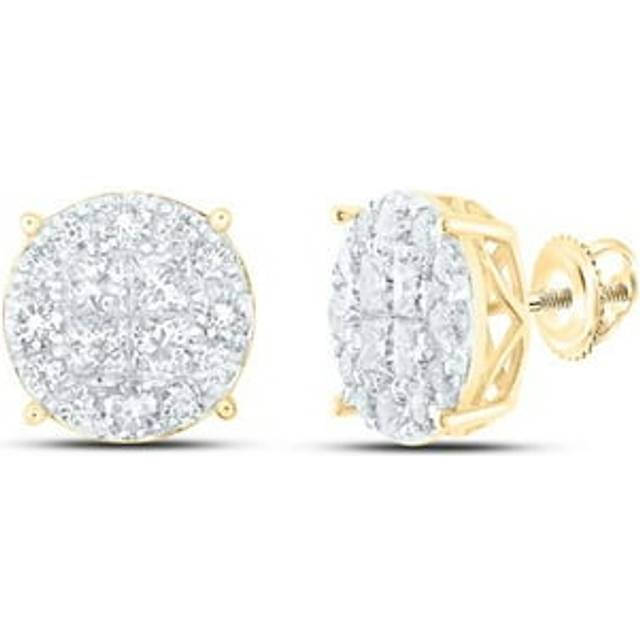 GND 173234 3 CTW Diamond Nke Fashion Round Earrings