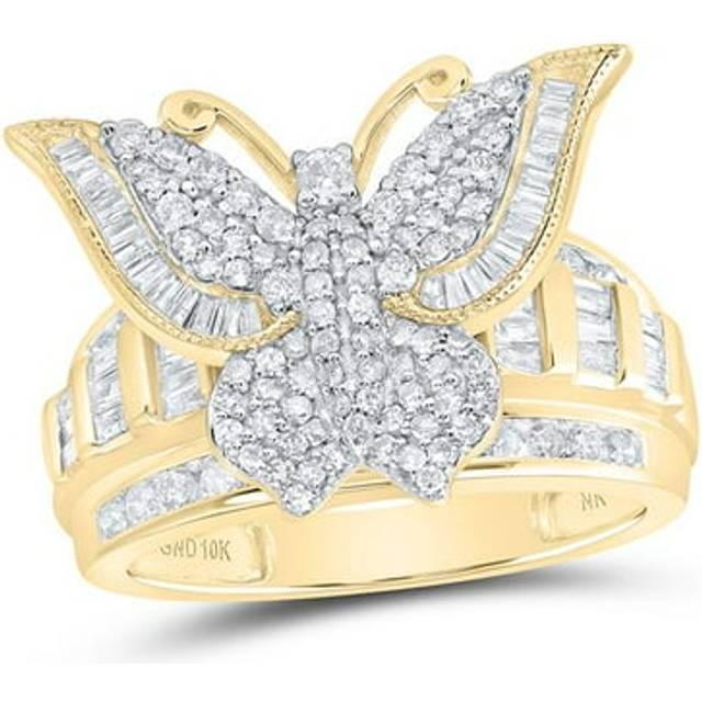 GND 174757 1 CTW Diamond NK Fashion Butterfly Ring