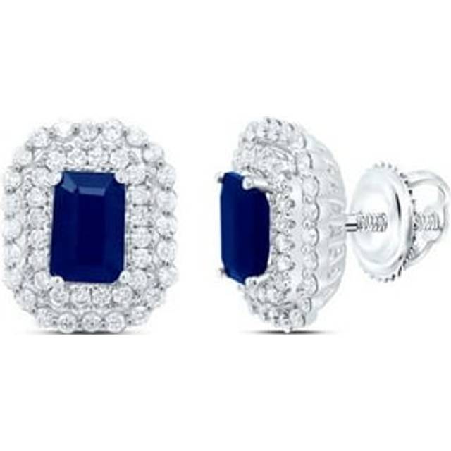 GND 177830 0.5 CTW 6 x 4 mm Diamond Ana Mens EM-BS Natural Gem Earring