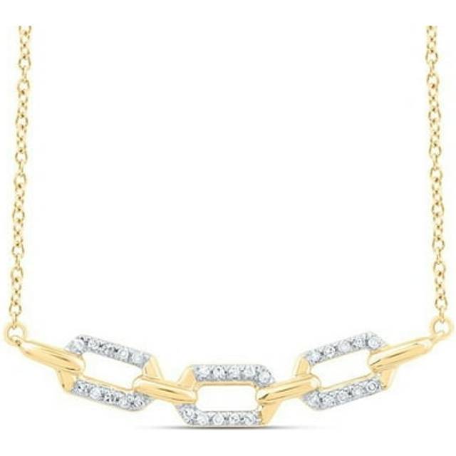 GND 183239 18 in. 0.12 CTW Diamond CN Fashion Necklace