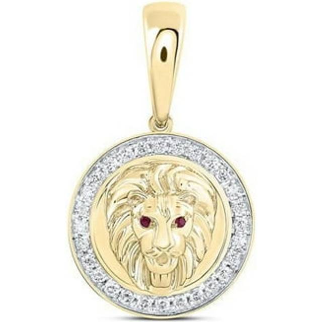 GND 181993 0.5 CTW Diamond NK Lion Face Mens Charm