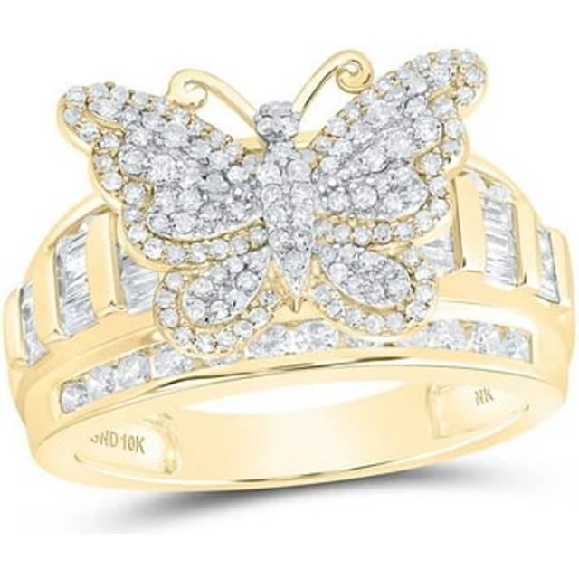GND 174759 1 CTW Diamond NK Fashion Butterfly Ring
