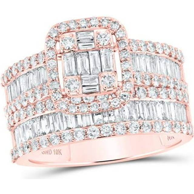 GND 171408 2 CTW Diamond NK Bridal Set - Size 7