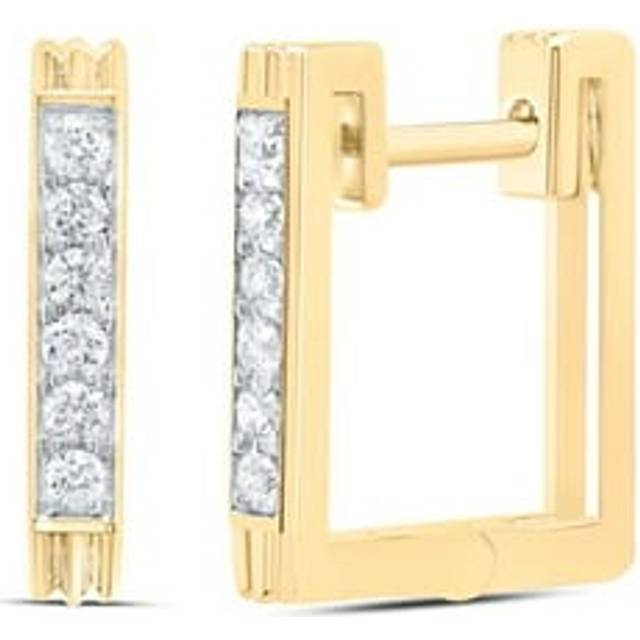 GND 179519 0.2 CTW Diamond CN Fashion Hoop Earring