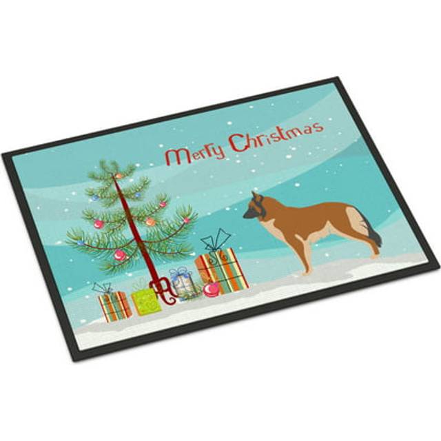 Caroline's Treasures Belgian Tervuren Christmas Doormat 24hx36w Multicolor