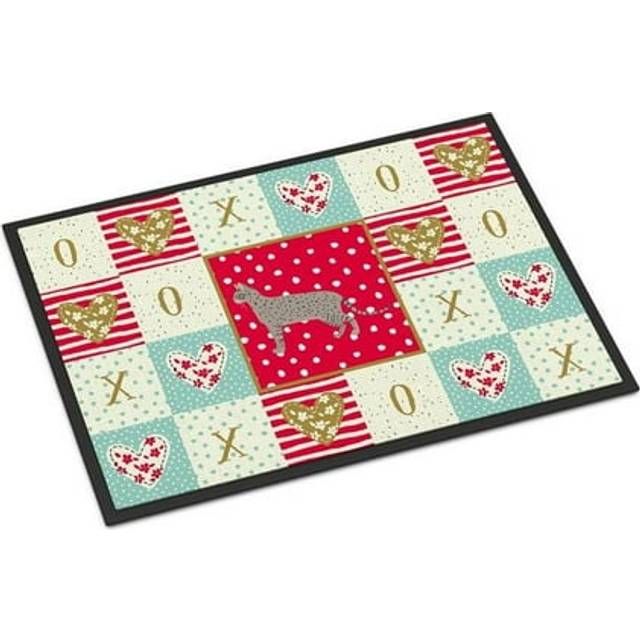 """""Caroline's Treasures Safari #2 Cat Love Indoor or Outdoor Mat 24x36 doormats  Multicolor"""""