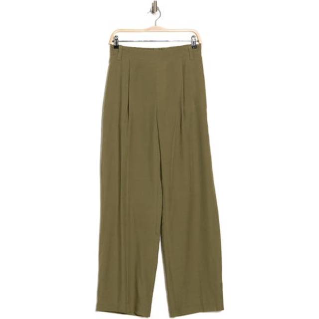 Vince Straight Leg Linen-Blend Pant