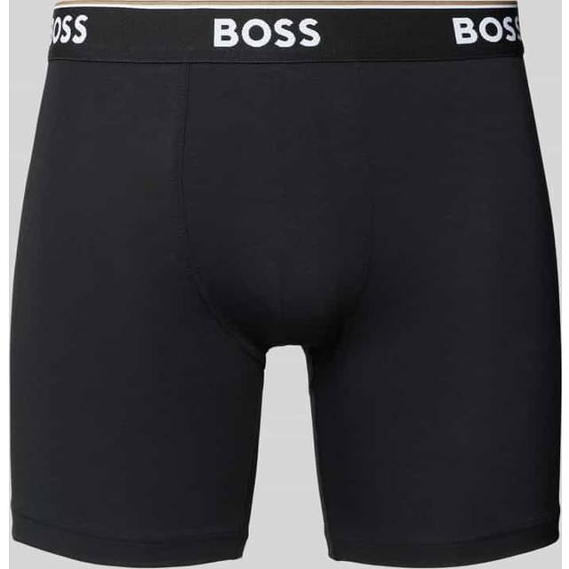 BOSS Bodywear 3-Pack Power Jersey Long Boxer Briefs - S - Black