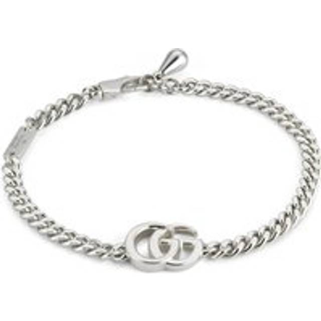 Gucci Marmont Sterling Silver Chain Bracelet - 16cm