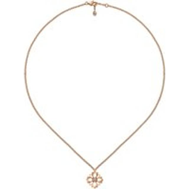 Gucci Flora 18ct Rose Gold Diamond Chain Necklace