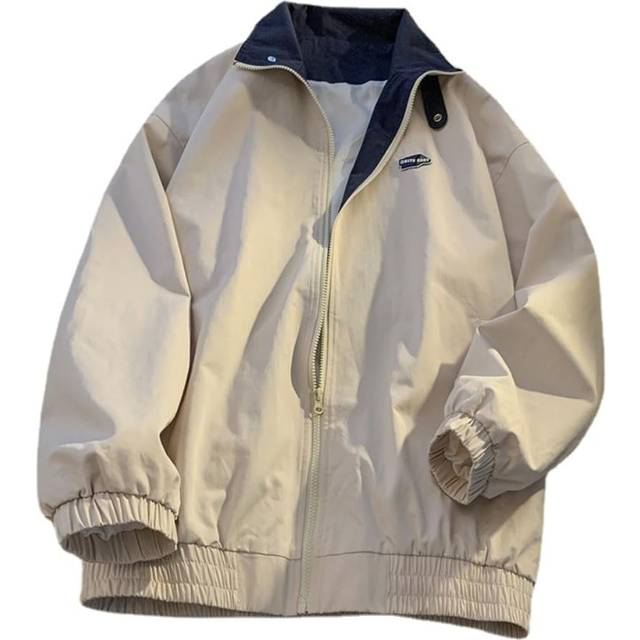 Jack & Jones, Jacka, Herr, XL, Polyester, Varsity Bomberjacka i Ullblandning - brown (XL)