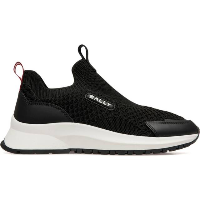 Bally - logo-appliqué mesh sneakers - women - Leather - 38.5 - Black