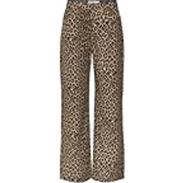 VERO MODA dame jeans VMTESSA - Silver Mink LEOPARD
