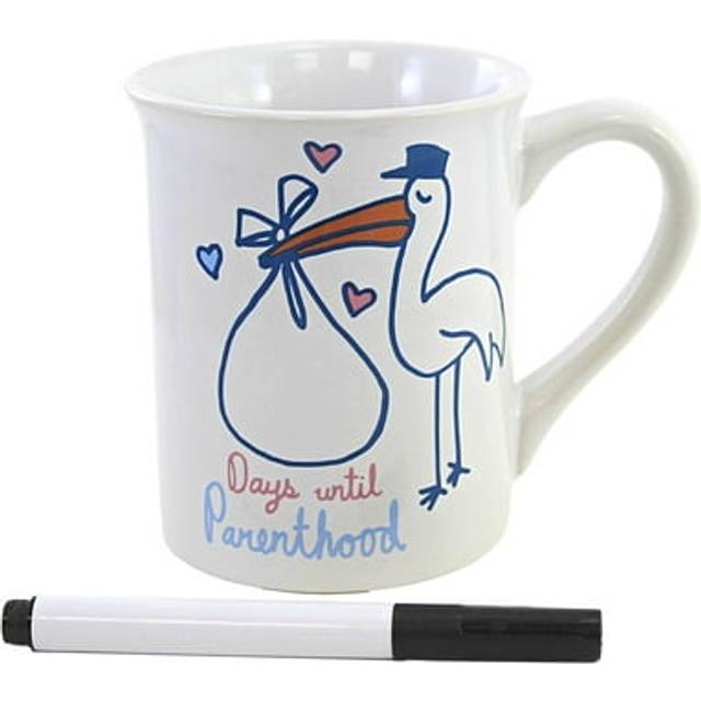 Dry Erase Mug New Parent With Pen Fun Gift Parenthood Our Name Is Mud