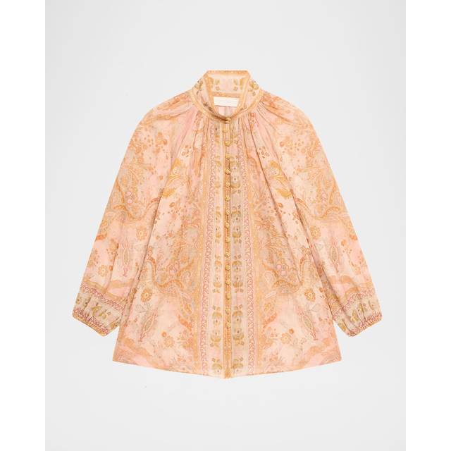 Acacia Billow Blouse - CREAMPINK MULTI - 3 (US 10)