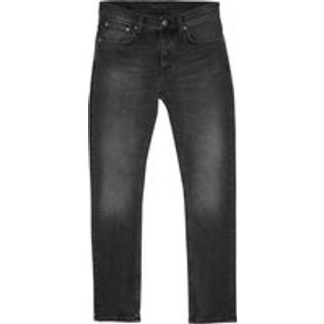 Nudie Jeans Grim Tim Dark Cove Mid Waist Slim Fit Men's Organic Jeans W29/L34 Sustainable Denim - Blue (W29/L34)