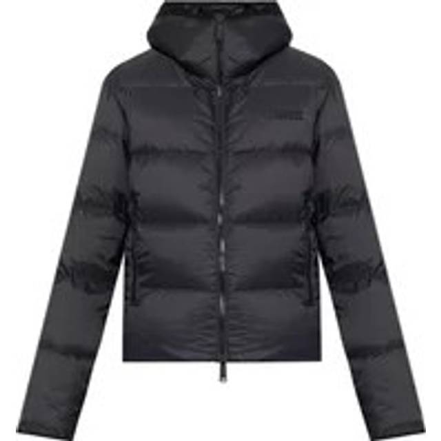 Dsquared2, Jacka, Dam, S, Nylon, Svart Nylon Dunjacka - black (S)