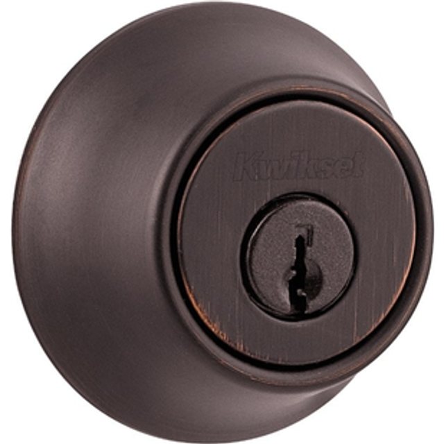 Kwikset 665-S Double Cylinder Deadbolt with SmartKey from The 660 Series - Venetian Bronze