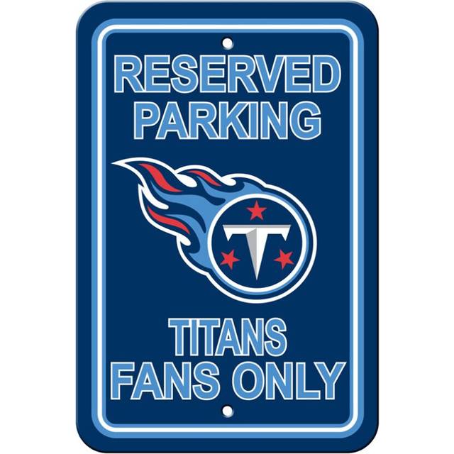 "Fremont Die NFL Tennessee Titans Team Sign  12"""" x 18""""  Reserved Parking Sign"