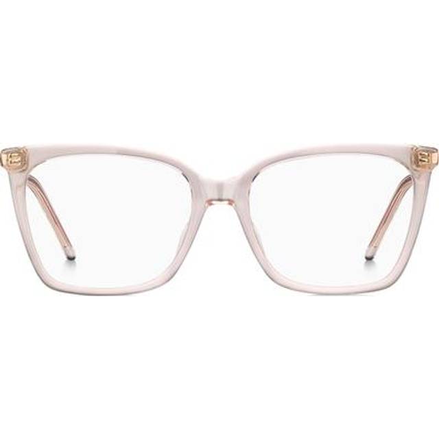 Marc Jacobs MARC 510 733 Women's Eyeglasses Pink Size 51 (Frame Only) - Blue Light Block Available - Transparent Peach Pink (51)