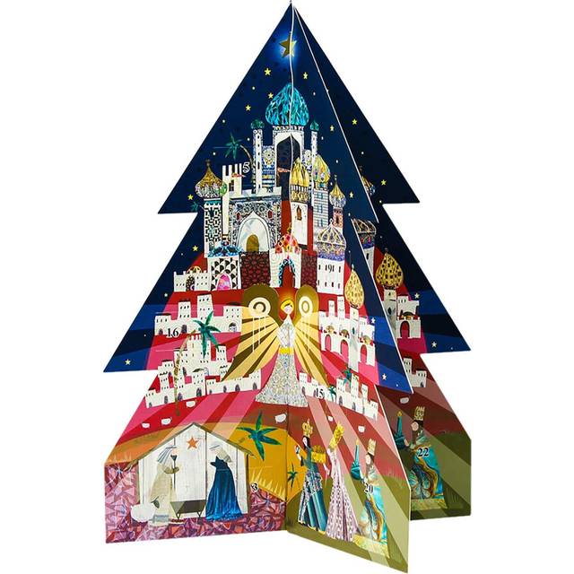 Real & Exciting Designs 3D Tree Shaped Advent Calendar (Bethlehem)