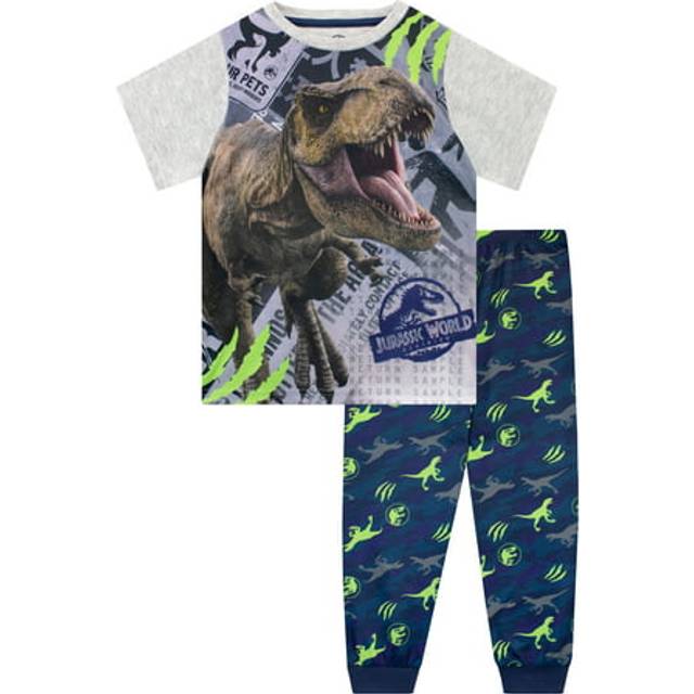 Dinosaur Pyjamas - Grey - 9-10 Years