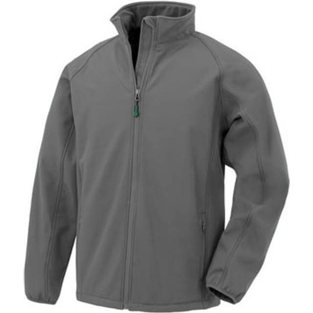 (5-6 Years, Grey) Result Childrens/Kids Double Layered Recycled Soft Shell Jacket