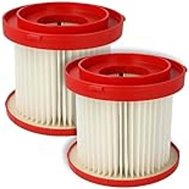 vhbw 2x Filter Replacement for Milwaukee 4931465230, 4058546360368, 4932478754 for Vacuum Cleaner - HEPA Filter, Allergy Filter