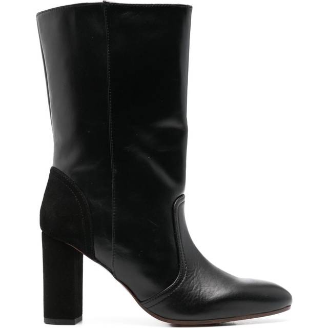 Chie Mihara - Ebita 75mm leather boots - women - Calf Leather/Calf Leather/Calf Leather/Rubber - 40 - Black
