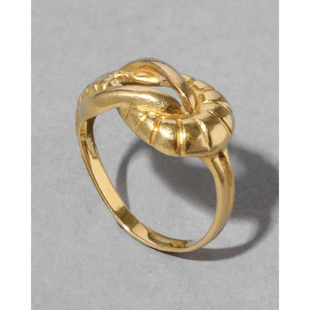 Alexis Bittar Vintage 1950S 18K Handmade Lovers Knot Ring in Gold Size 4 | Statement Jewelry from Alexis Bittar (4)