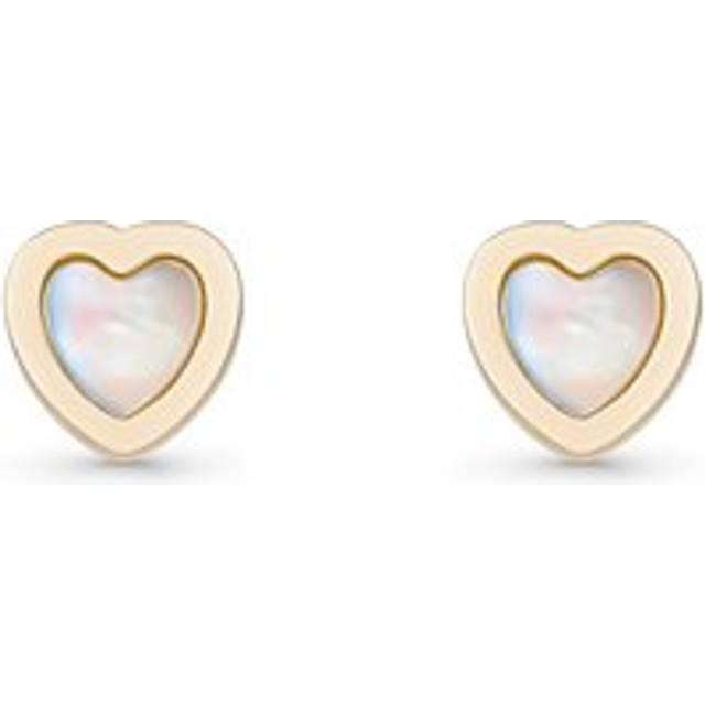 9ct Yellow Gold Mother of Pearl Stud Earrings