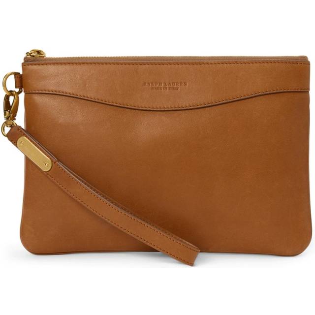 Ralph Lauren Purple Label - calfskin wallet - men - Calf Leather/Cotton - One Size - Brown