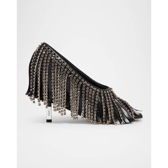 CHLOÉ Mona pump Black Size 5 100% Goatskin