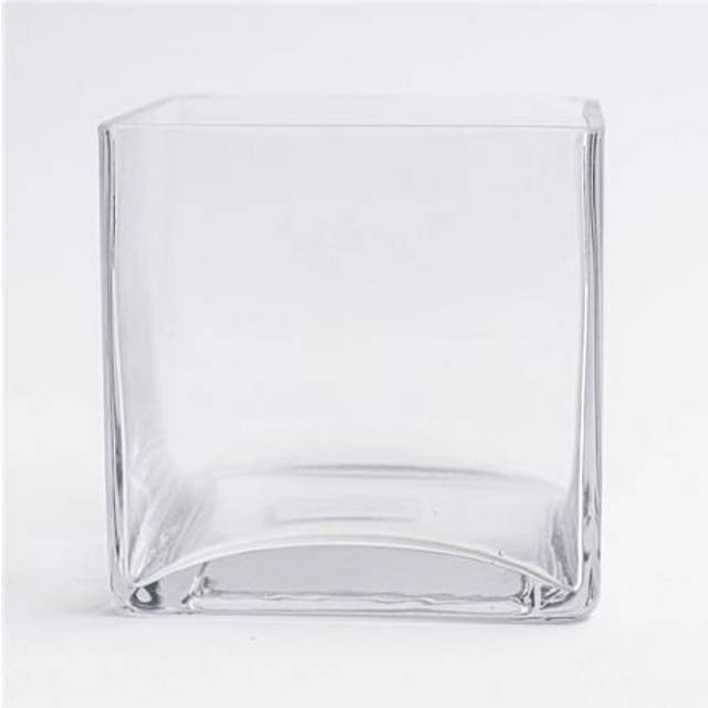 Glass Cube Vase