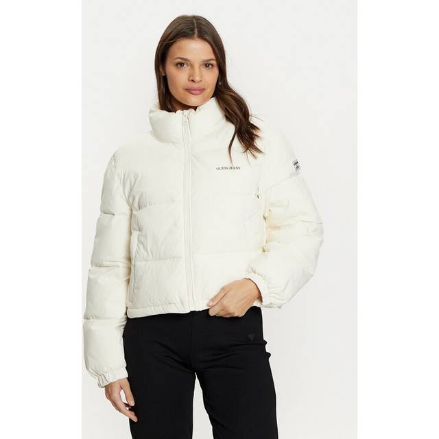 Guess  Duffel coats GJ CROPPED PUFFER  - EU L - Beige - EU L
